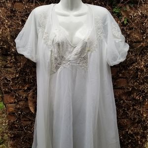 Vintage Charmode peignoir set M